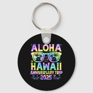 Chaveiro Viagem de Aniversário Aloha Hawaii 2025 Casal Comb
