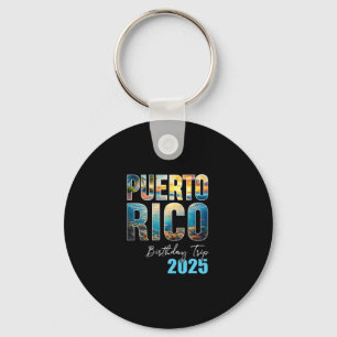 Chaveiro Viagem de Aniversário para Porto Rico 2025 Cruzeir