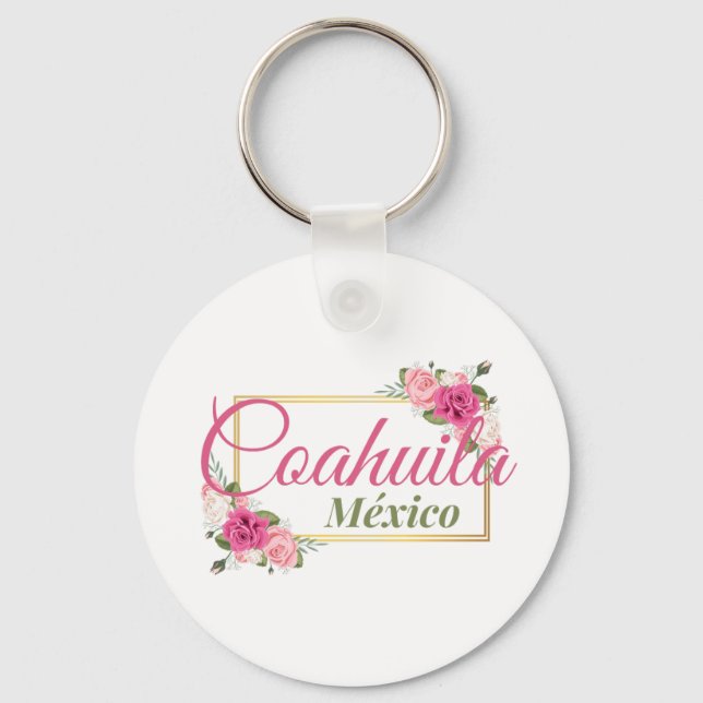 Chaveiro Viagem de Destino de Coahuila México Bridesmaid (Frente)