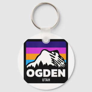 Chaveiro Viagem de esqui da família de Ogden utah snowboard