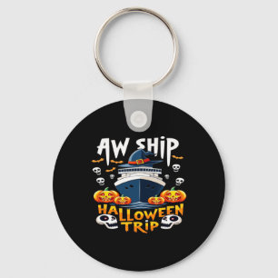 Chaveiro Viagem de Halloween da Aw Ship Feliz Halloween Bom