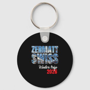 Chaveiro Viagem de Inverno Zermatt Suíça 2026 Alpes Esqui S