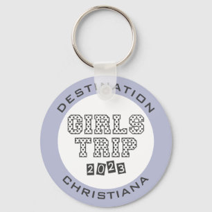 Chaveiro Viagem de Meninas 2023 Fim de Semana Personalizado