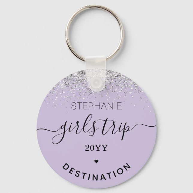 Chaveiro Viagem de Meninas Personalizadas | Girls Weekend G (Frente)