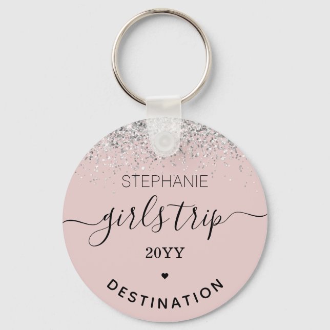 Chaveiro Viagem de Meninas Personalizadas | Girls Weekend G (Frente)