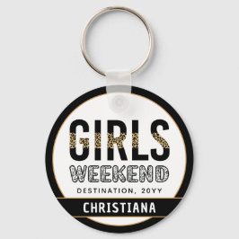 Chaveiro Viagem de Meninas Personalizadas no Fim de Semana