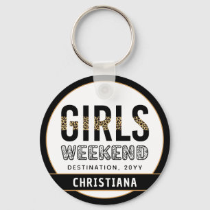 Chaveiro Viagem de Meninas Personalizadas no Fim de Semana