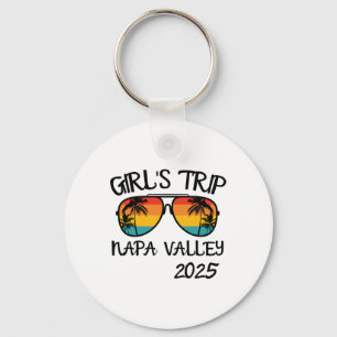 Chaveiro Viagem de Meninas Vale de Napa 2025 Férias de Verã