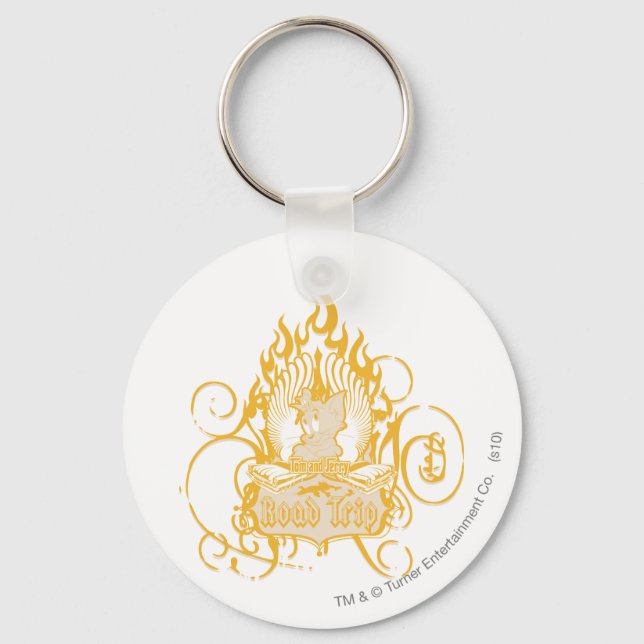 Chaveiro Viagem de Tom e Jerry Road (Frente)