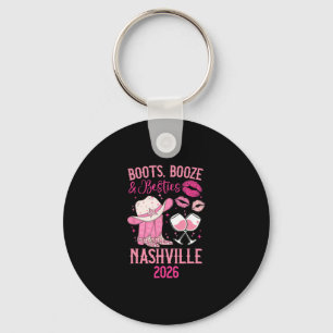 Chaveiro Viagem Engraçada das Melhores Amigas em Nashville 