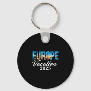 Chaveiro Viagem Família Europa 2025 Férias Lembrança Viagem
