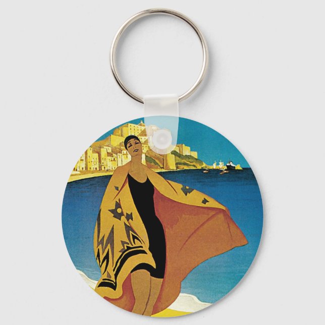 Chaveiro Viagem francês Vintage (Frente)