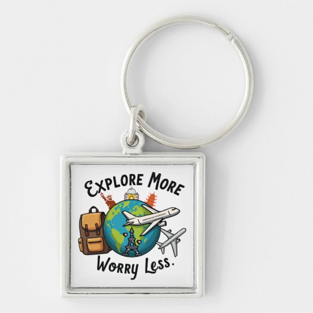 Chaveiro Viagem Mais Ver Mais Sentir Vivo (Frente)