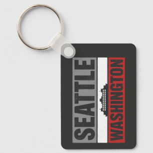 Chaveiro Viagem Retro em Seattle Ferry Vintage Washington