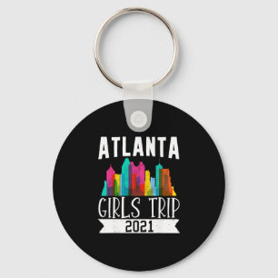 Chaveiro Viagem Vôo Férias Atlanta Viagem de Meninas Aquare