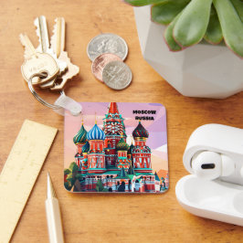 Chaveiro Viagens vintage da Rússia de Moscou
