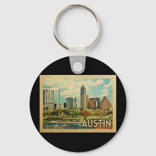 Chaveiro Viagens vintage de Austin Texas