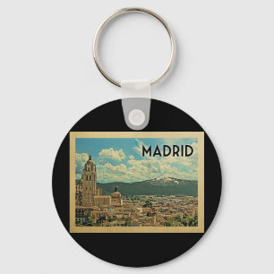 Chaveiro Viagens vintage de Espanha Madrid
