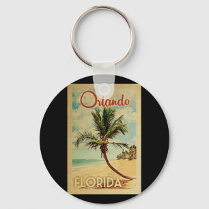Chaveiro Viagens vintage Orlando Palm Tree