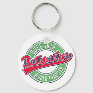 Chaveiro Viajante do mundo dos mochilas búlgaros