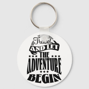 Chaveiro Viaje e deixe a aventura começar
