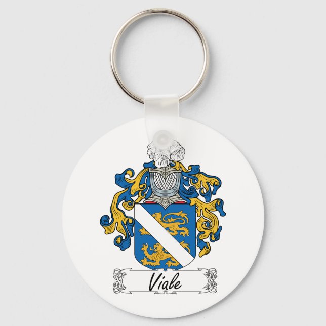 Chaveiro Viale Family Crest (Frente)