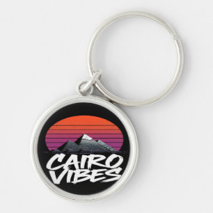 Chaveiro Vibes do Cairo Antigo Estilo de Rua Egípcio & Vi