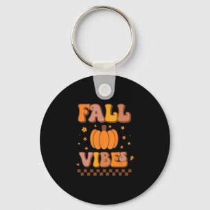 Chaveiro Vibes Vintage Groovy Autumn Season Retro Graças