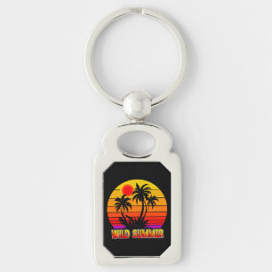 Chaveiro Vibrações Selvagens de Verão Retrô-62827