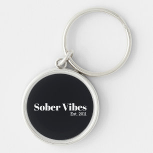 Chaveiro Vibrações Sóbrias Est. Data de Sobriedade