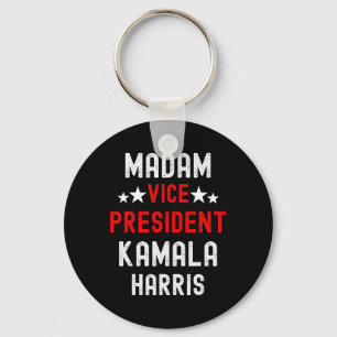Chaveiro Vice-Presidente Kamala Harris Camisa Feminista. He