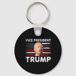 Chaveiro Vice-presidente Trump Bandeira dos EUA Biden Eleiç