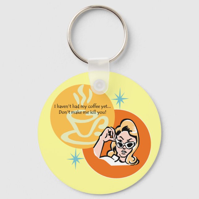 Chaveiro Viciado em café (Frente)