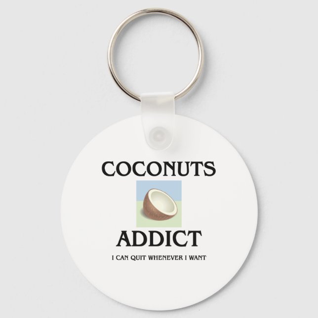 Chaveiro Viciado em Coconuts (Frente)