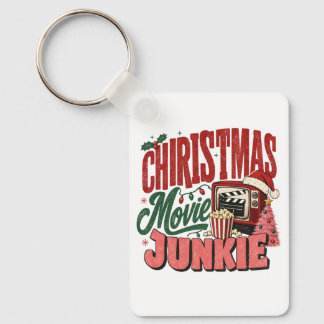 Chaveiro Viciado em Filmes de Natal Retrô