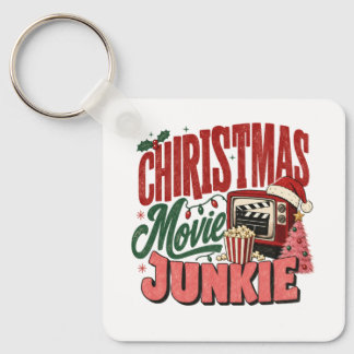 Chaveiro Viciado em Filmes de Natal Retrô