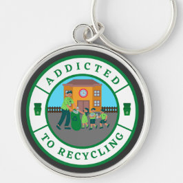 Chaveiro Viciado em Reciclagem