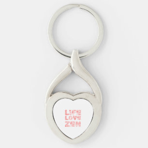 Chaveiro Vida, Amor, Zen