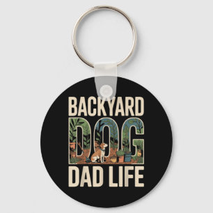 Chaveiro Vida de Pai de Cachorro no Quintal