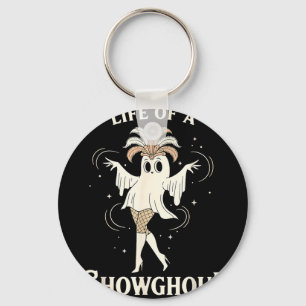 Chaveiro Vida de uma showghoul garota fantasma de halloween