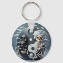 Vida e morte, Halloween Yin Yang Skeleton