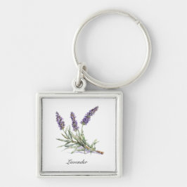 Chaveiro Vida Herbal: Lavanda, personalizável