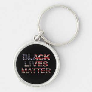 Chaveiro Vidas Negras Importam  Bandeira Americana