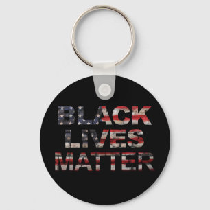 Chaveiro Vidas Negras Importam  Bandeira Americana