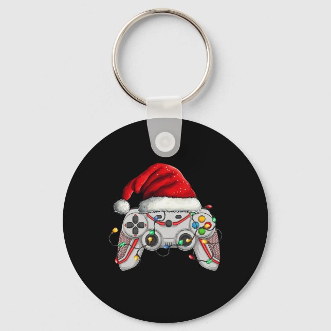 Chaveiro Video Game Controller Natal Hat Gamer Bo (Frente)