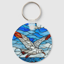 Chaveiro Vidro colorido de estanho