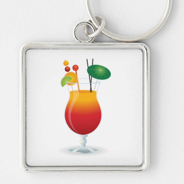 CHAVEIRO VIDRO DE COCKTAIL (Frente)