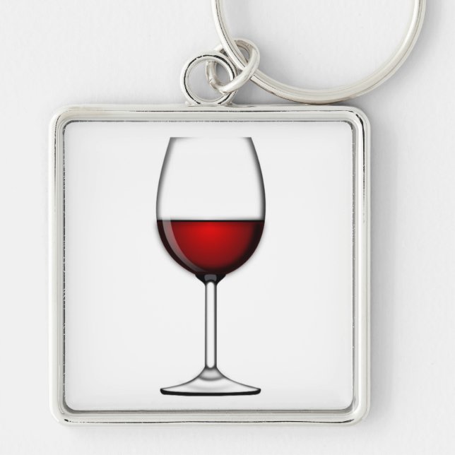 CHAVEIRO VIDRO DE VINHO VERMELHO (Frente)