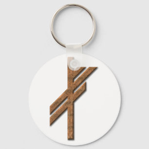 Chaveiro Viking runk - sorte - ferrugem