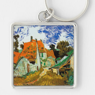 Chaveiro Village Street em Auvers, Vincent van Gogh